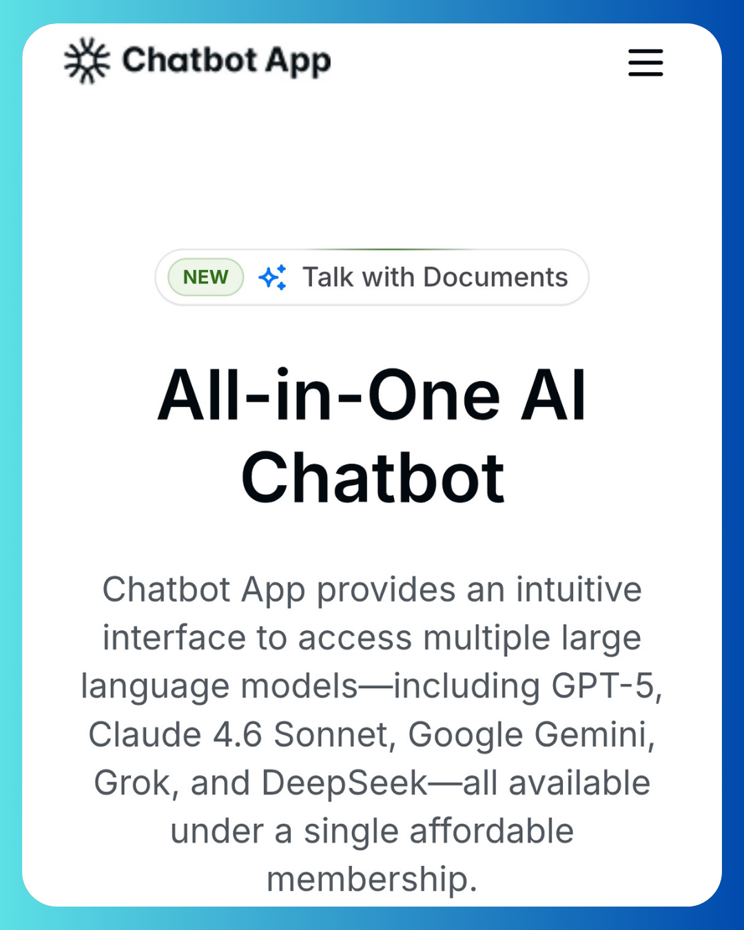 Chatbot App